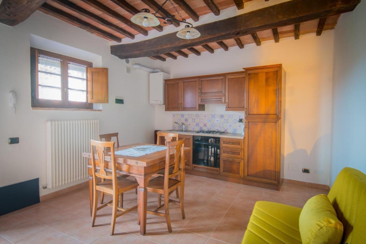Apartamento Ulivo-Chianti Charming Flat With Private Parking! Asciano Exterior foto