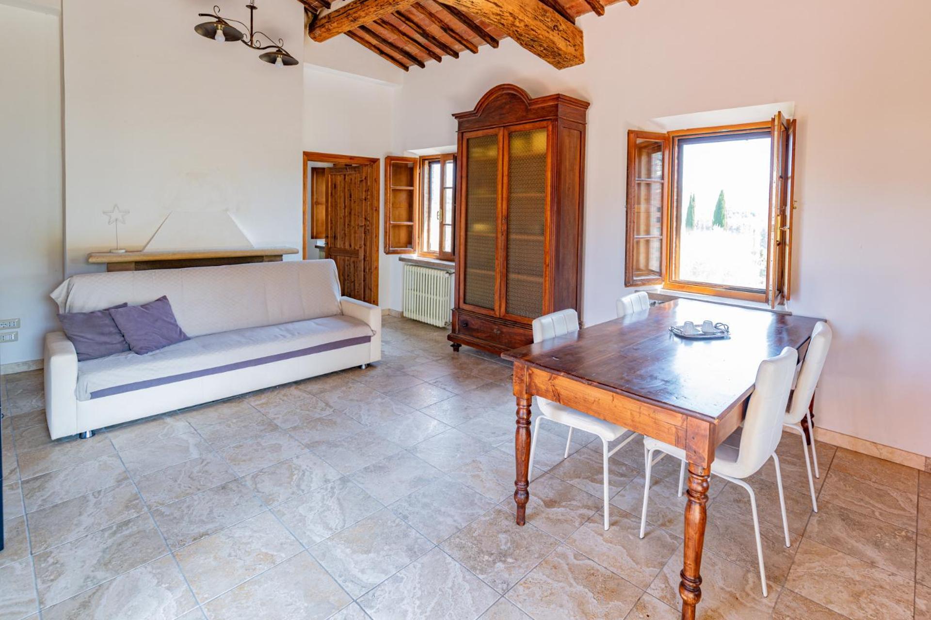 Apartamento Ulivo-Chianti Charming Flat With Private Parking! Asciano Exterior foto