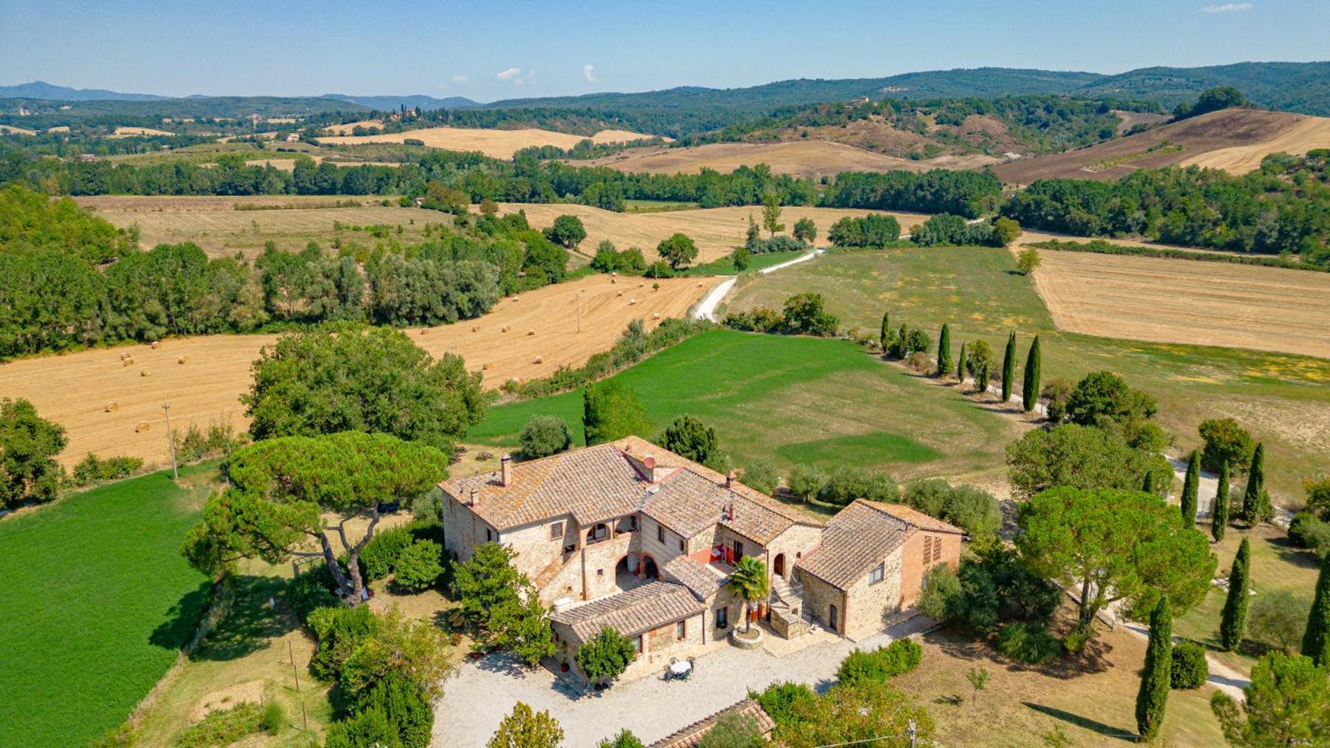 Apartamento Ulivo-Chianti Charming Flat With Private Parking! Asciano Exterior foto