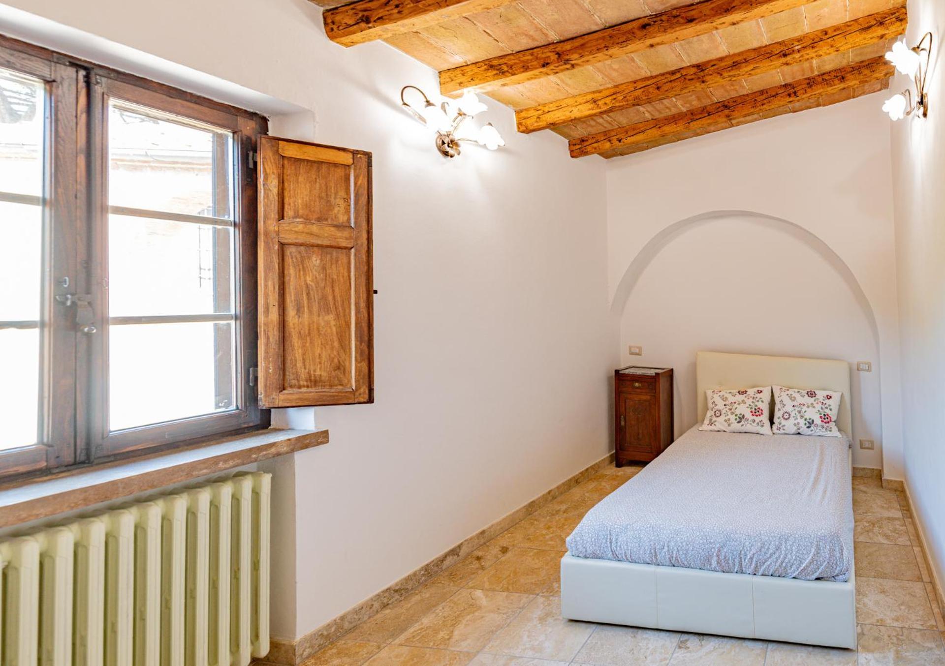 Apartamento Ulivo-Chianti Charming Flat With Private Parking! Asciano Exterior foto